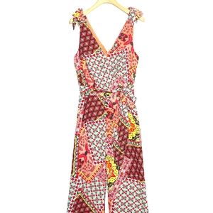 Anthro Harlyn Printed Jumpsuit XL Petite
